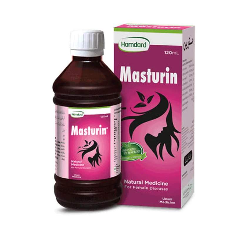 Hamdard Masturin (120Ml) Syrup — authentic medicine packaging