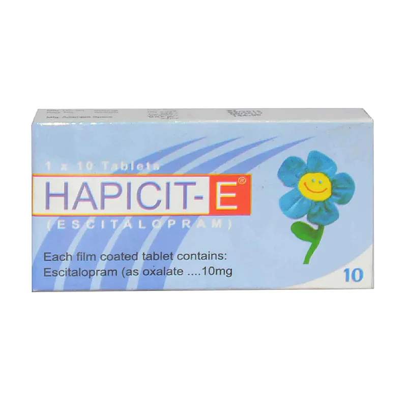 Hapicit-E (20Mg) 10 Tablets — authentic medicine packaging