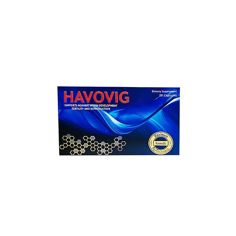 Havovig 20 Capsules — authentic medicine packaging