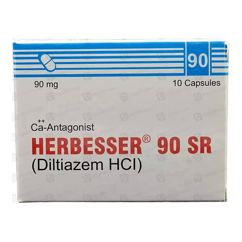 Herbesser (60Mg) 30 Tablets — authentic medicine packaging