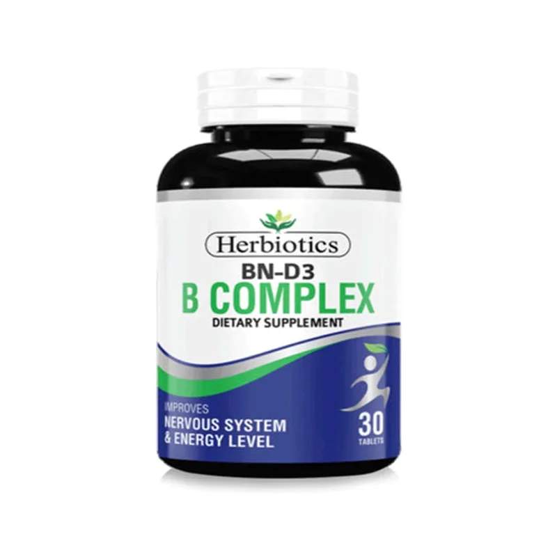Herbitoics B-Complex (30S) Tablets — authentic medicine packaging