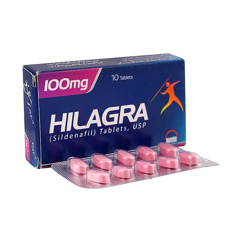 Hilagra (100Mg) 10 Tablets — authentic medicine packaging