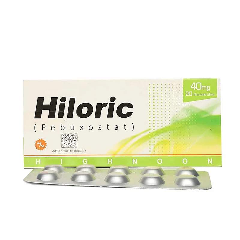 Hiloric (40Mg) 20 Tablets — authentic medicine packaging