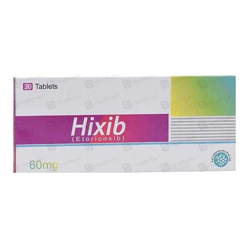 Hixib (60Mg) 20 Tablets — authentic medicine packaging