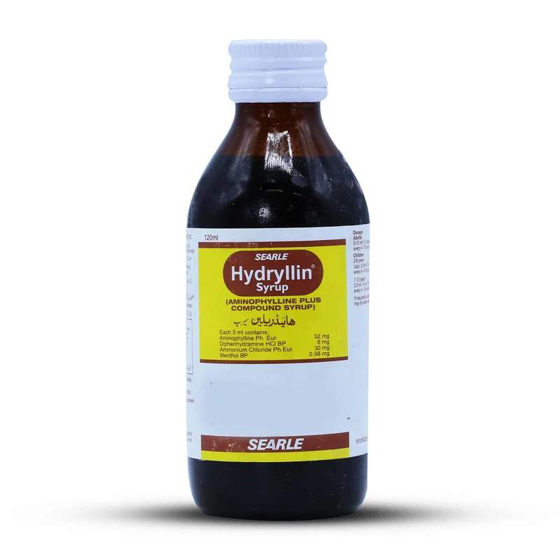 Hydryllin (120Ml) Syrup — authentic medicine packaging