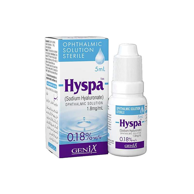 Hyspa (0.18%) 5Ml Eye Drops — authentic medicine packaging