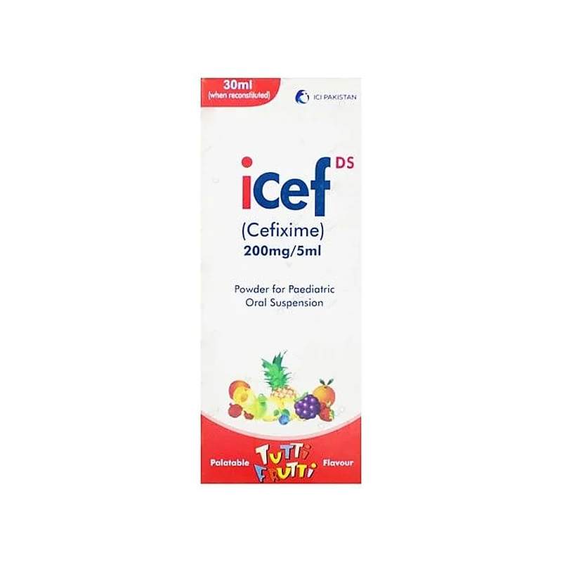Icef Ds (200Mg/5Ml) 30Ml Oral Suspension — authentic medicine packaging