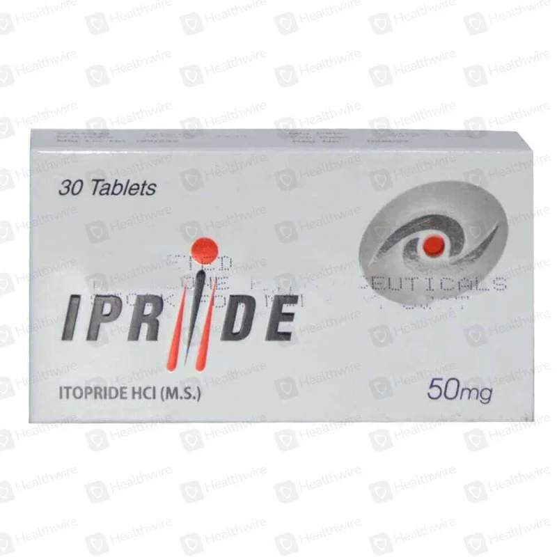 Ipride (50Mg) 30 Tablets — authentic medicine packaging