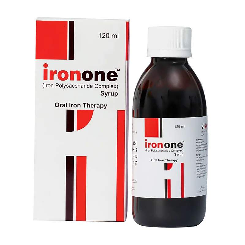 Ironone (120Ml) Syrup — authentic medicine packaging