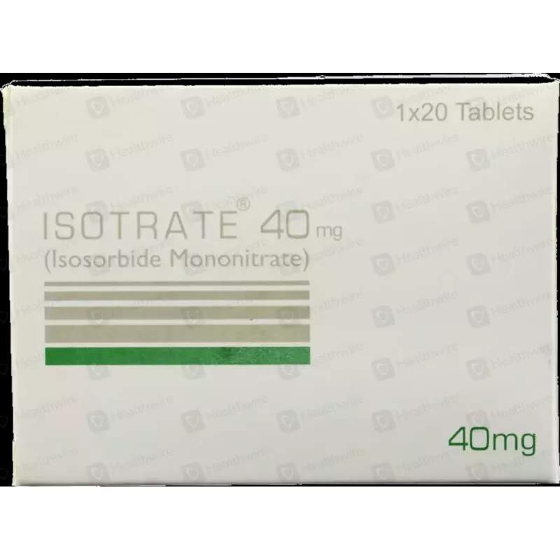 Isotrate (40Mg) 20 Tablets — authentic medicine packaging