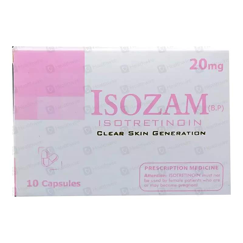 Isozam (10Mg) 10 Capsules — authentic medicine packaging