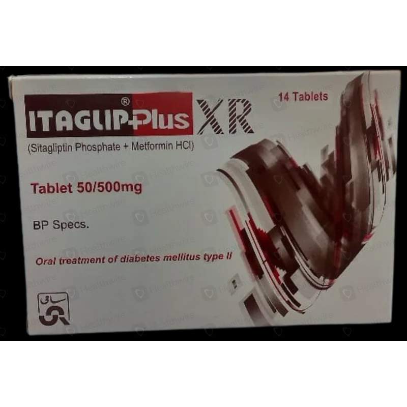 Itaglip Plus Xr (50/500Mg) 14 Tablets — authentic medicine packaging