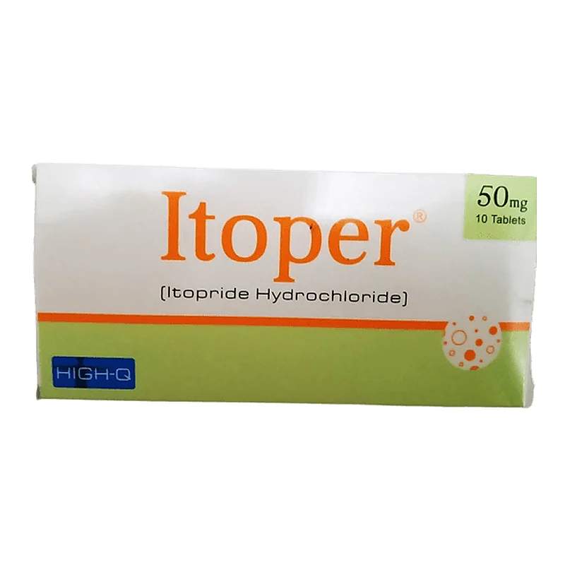 Itoper (50Mg) 10 Tablets — authentic medicine packaging