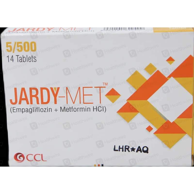 Jardy-Met (5/500Mg) 14 Tablets — authentic medicine packaging