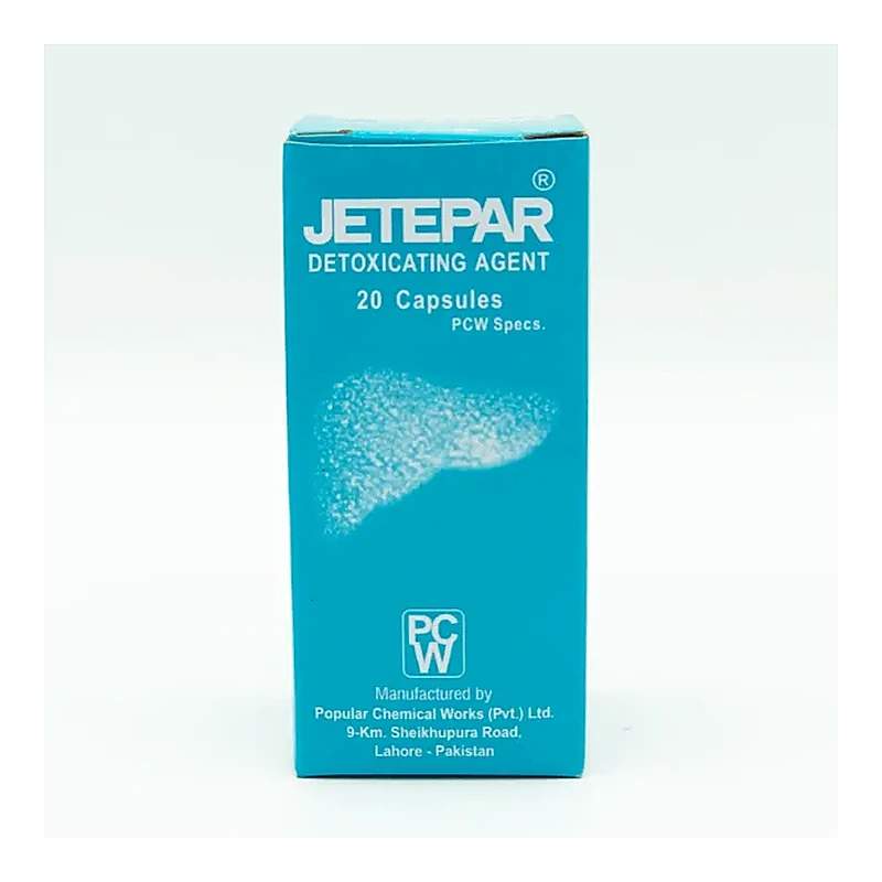 Jetepar 20s Capsules — authentic medicine packaging