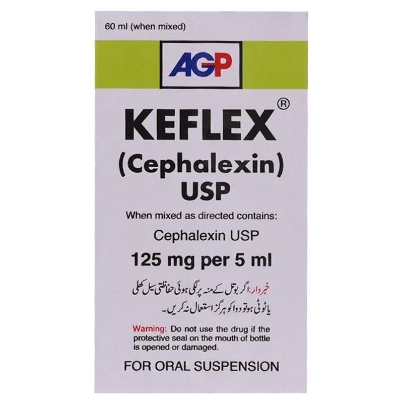 Keflex (125Mg/5Ml) 60Ml Suspension — authentic medicine packaging