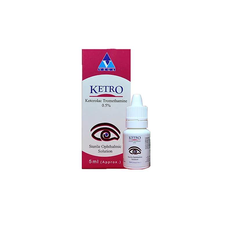 Ketro (0.5%) 5Ml Eye Drops — authentic medicine packaging