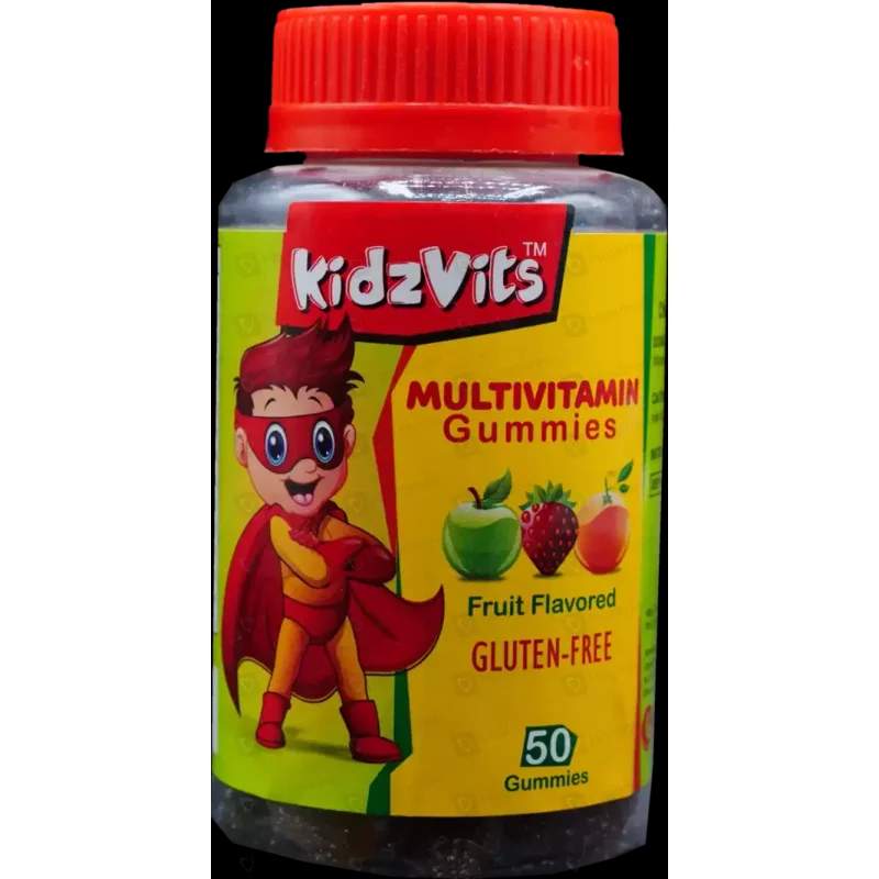 Kidzvits (Multivitamin) 50 Gummies — authentic medicine packaging