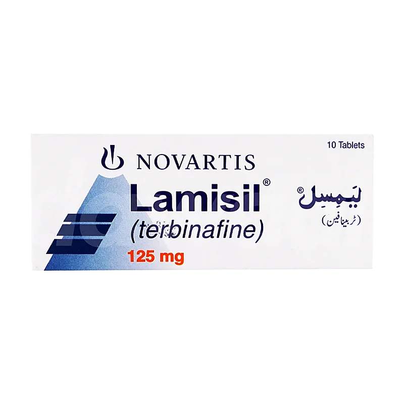 Lamisil (125Mg) 10 Tablets — authentic medicine packaging