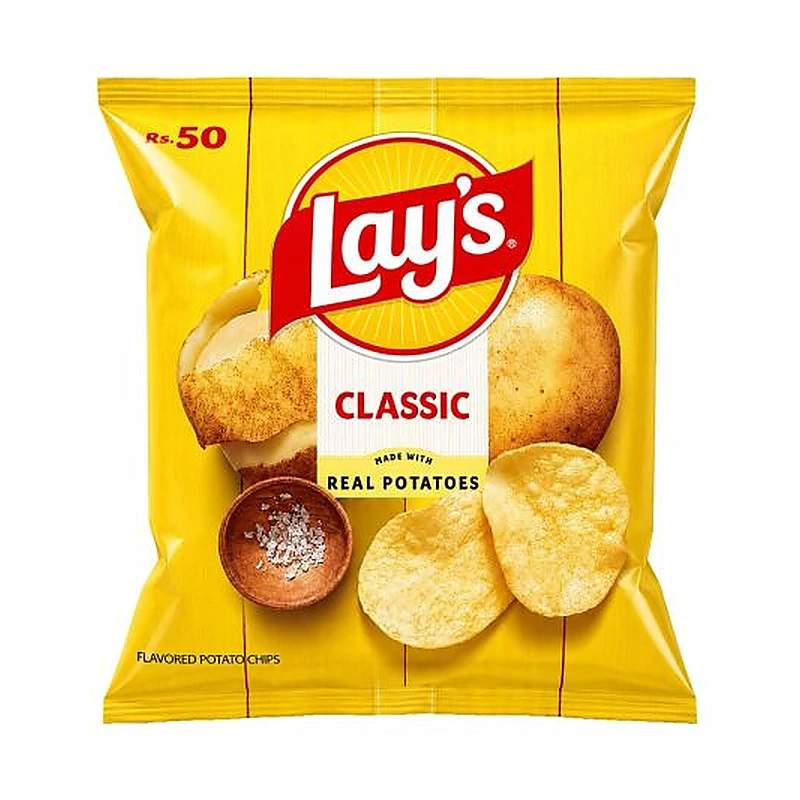 Lays Rs 30 — authentic medicine packaging