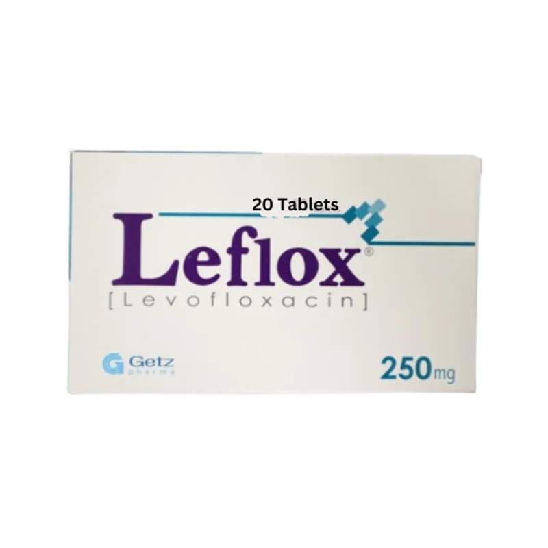 Leflox (250Mg )20 Tablets — authentic medicine packaging