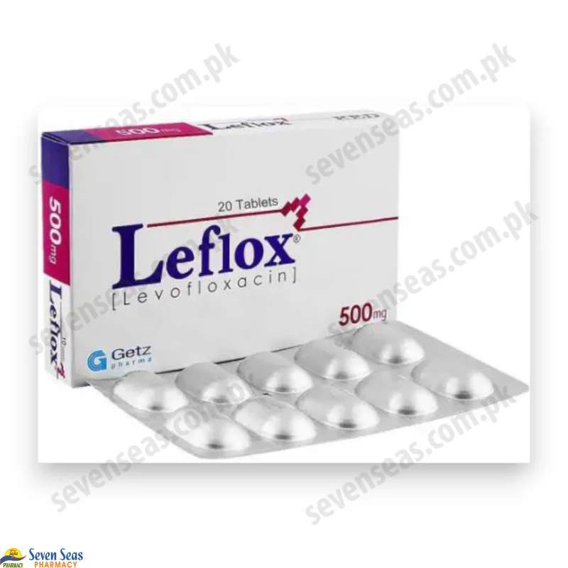Leflox (500Mg )20 Tablets — authentic medicine packaging