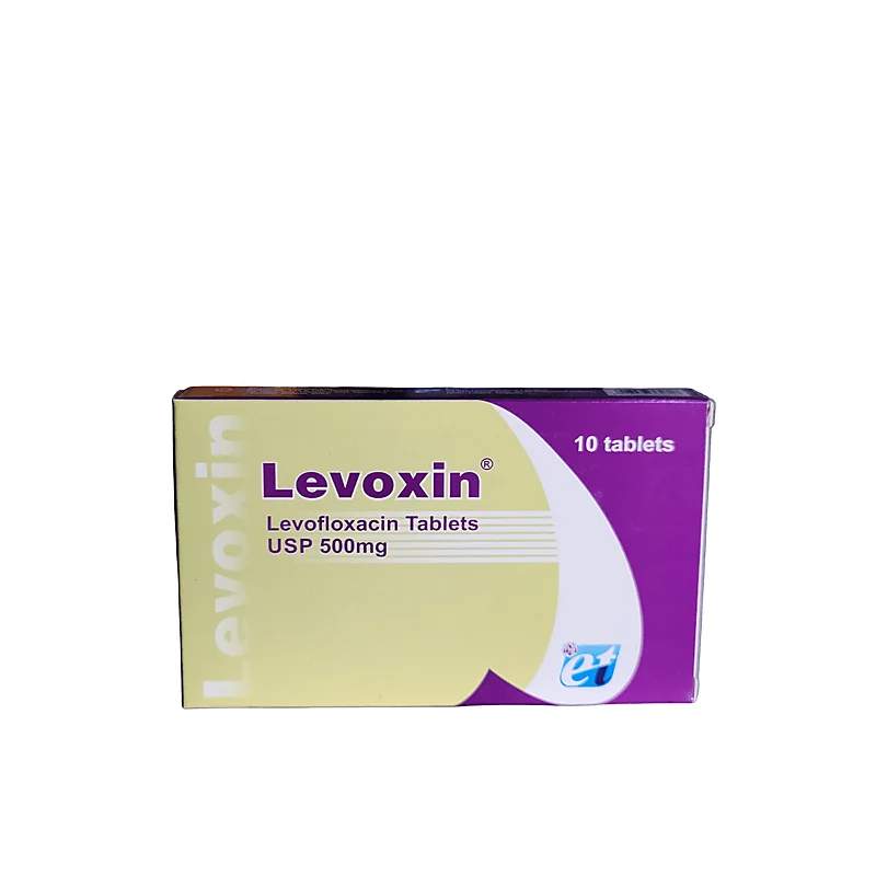 Levoxin (500Mg) 10 Tablets — authentic medicine packaging