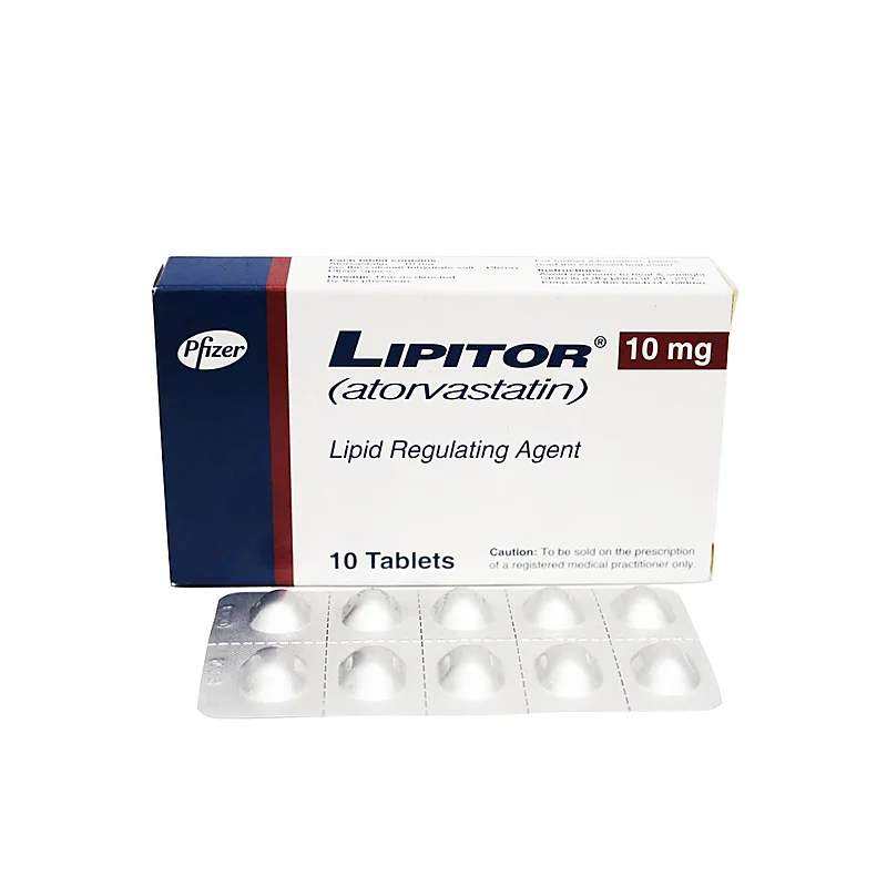 Lipitor (20Mg) 10 Tablets — authentic medicine packaging