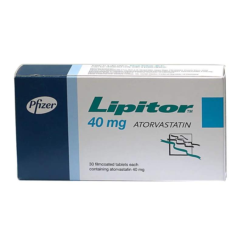 Lipitor (40Mg) 10 Tablets — authentic medicine packaging
