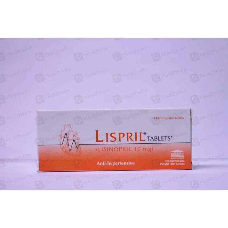 Lispril (10Mg) 14 Tablet — authentic medicine packaging