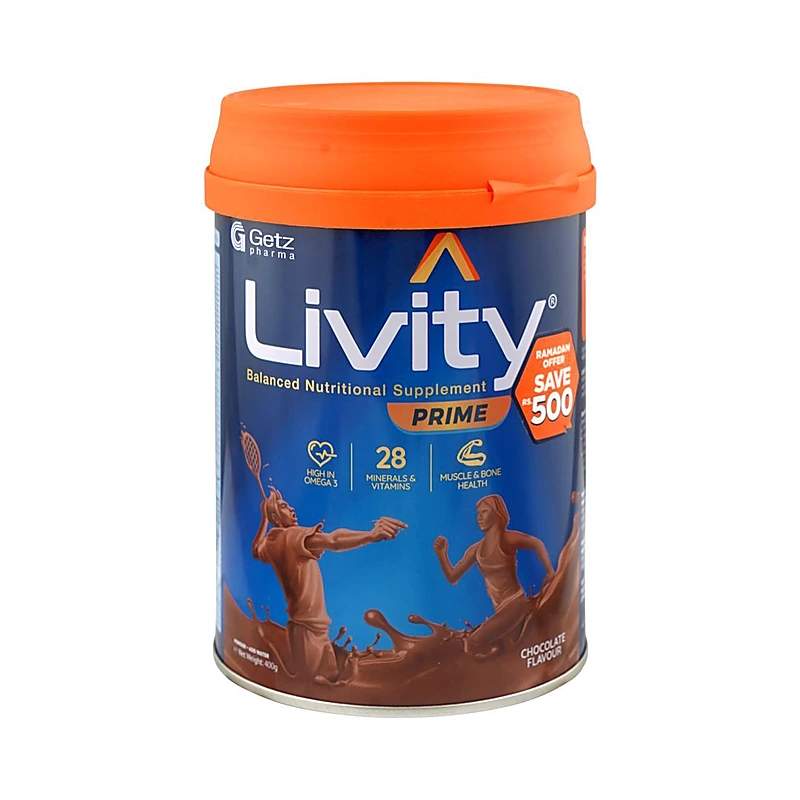 Livity 400G (Chocolate) — authentic medicine packaging