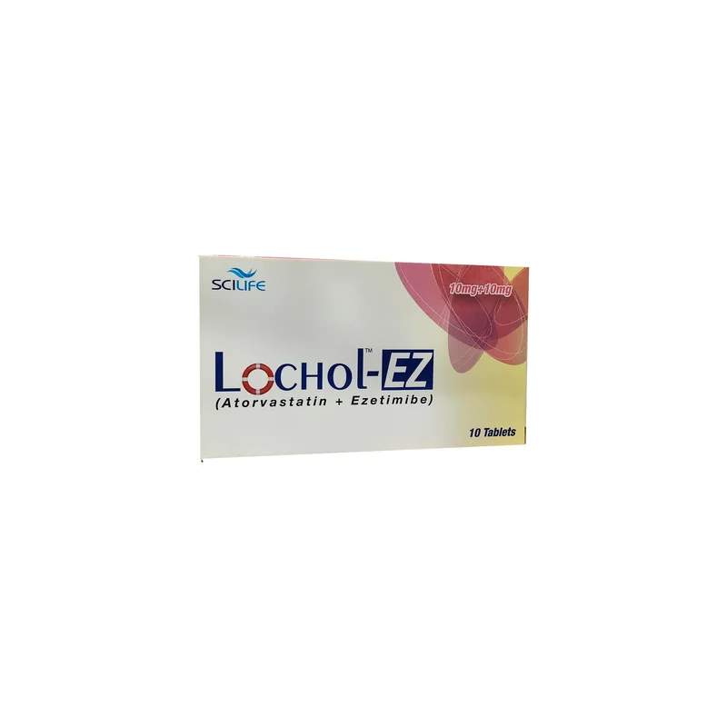 Lochol Ez (10+10Mg) 10 Tablets — authentic medicine packaging