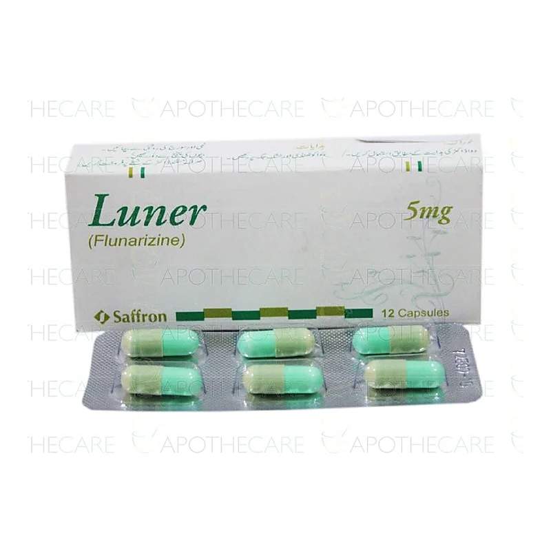 Luner (5Mg) 12 Capsules — authentic medicine packaging