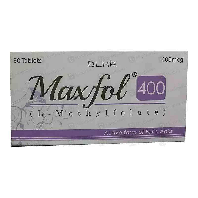 Maxfol (400Mcg) 30 Tablets — authentic medicine packaging