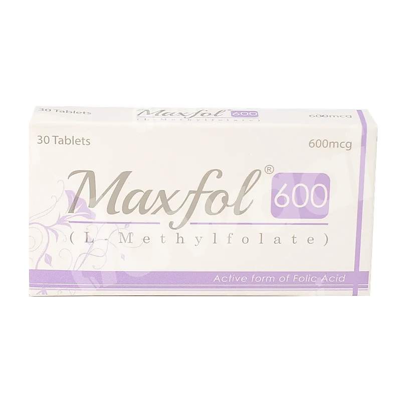 Maxfol (600Mcg) 30 Tablets — authentic medicine packaging