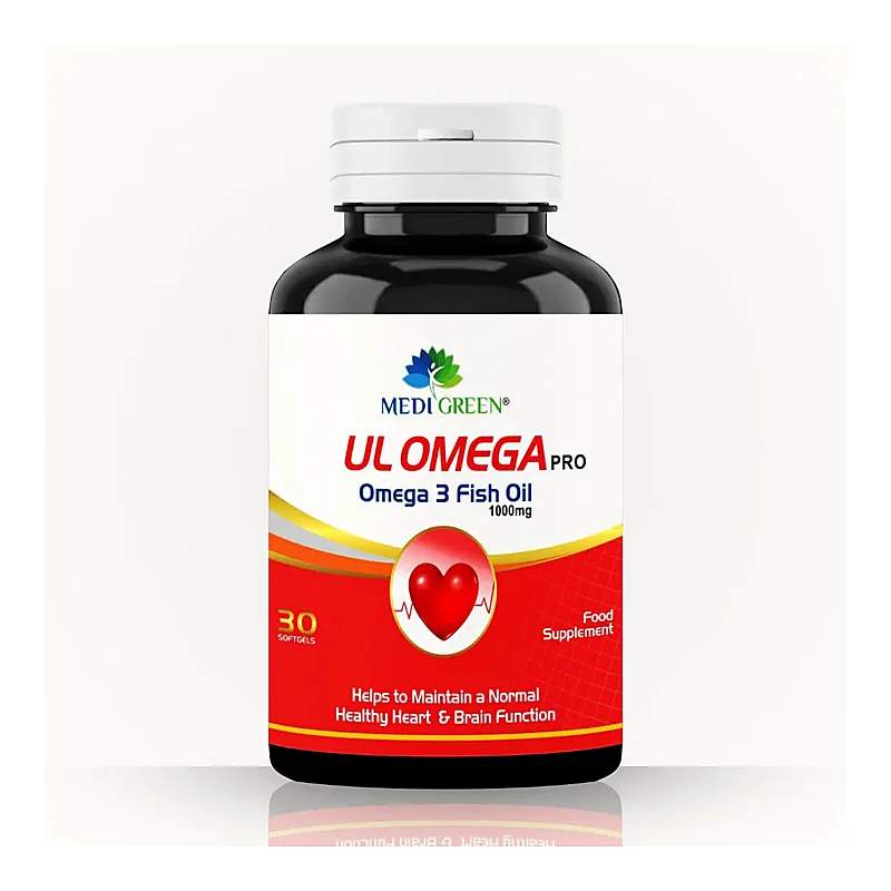 Medi Green (ul Omega) Pro Fish Oil — authentic medicine packaging