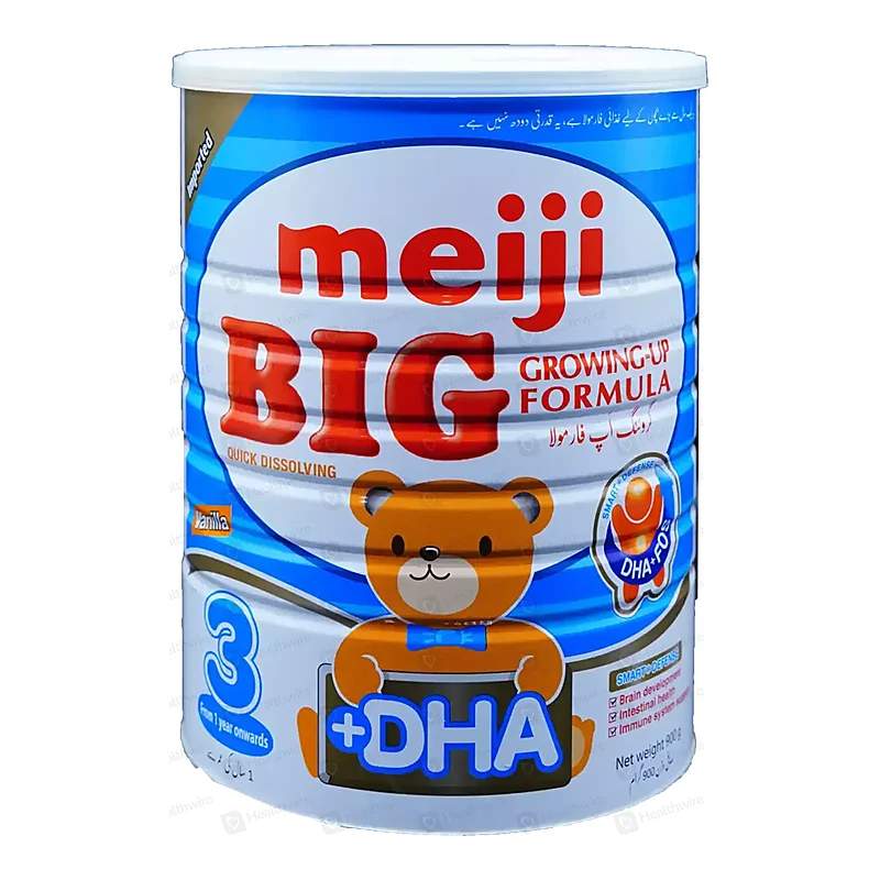 Meiji Big 3 (Growing-Up Formula) 400G Powdered Milk — authentic medicine packaging