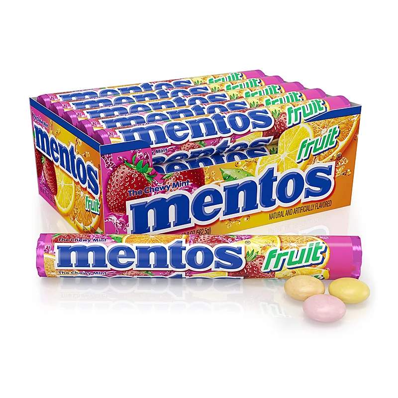 Mentos Bubble Roll 1S — authentic medicine packaging