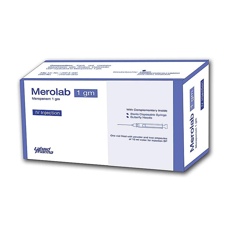 Merem-Iv (1Gm) Injection 1S — authentic medicine packaging