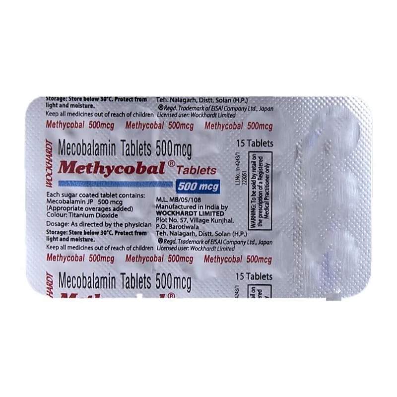 Methycobal Sl (1000Mg) 20 Tablets — authentic medicine packaging