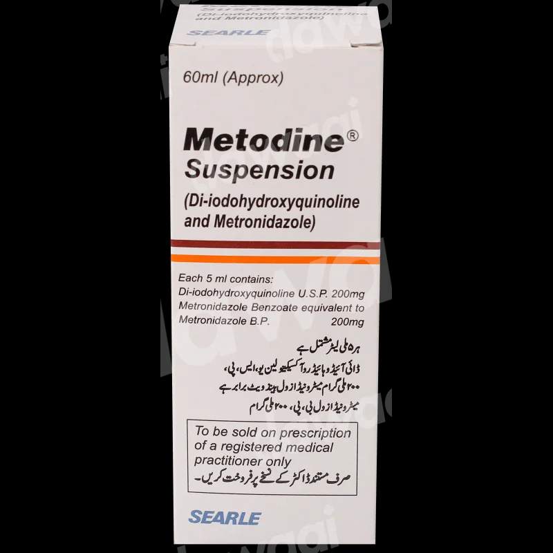 Metodine (200/200Mg) 60Ml Suspension — authentic medicine packaging