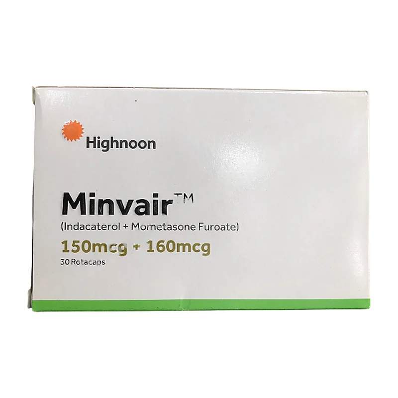 Minvair (150/160 Mcg) 30 Capsules — authentic medicine packaging