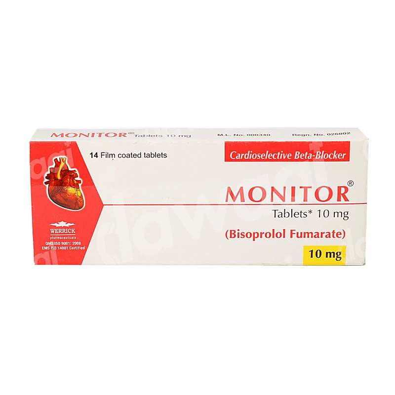 Monitor (10Mg) 14 Tablets — authentic medicine packaging