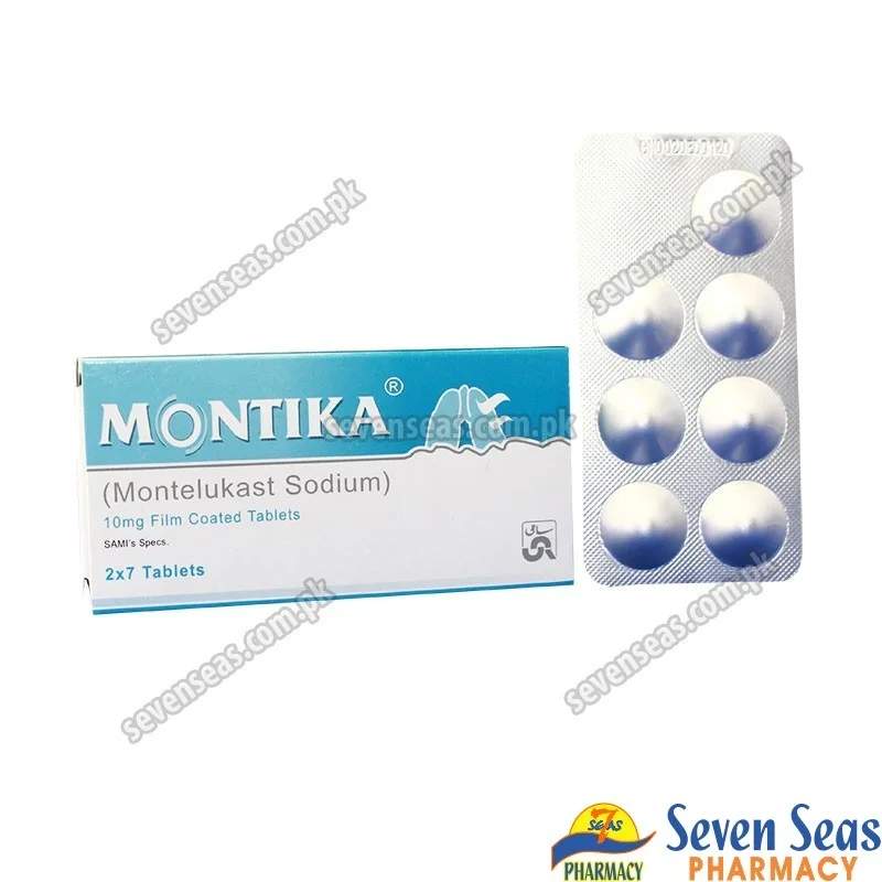 Montika (4Mg) 14 Tablets — authentic medicine packaging