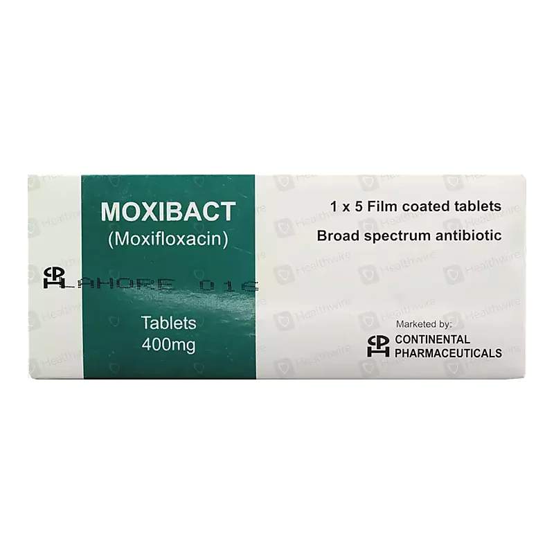 Moxibact (400Mg) 5 Tablets — authentic medicine packaging