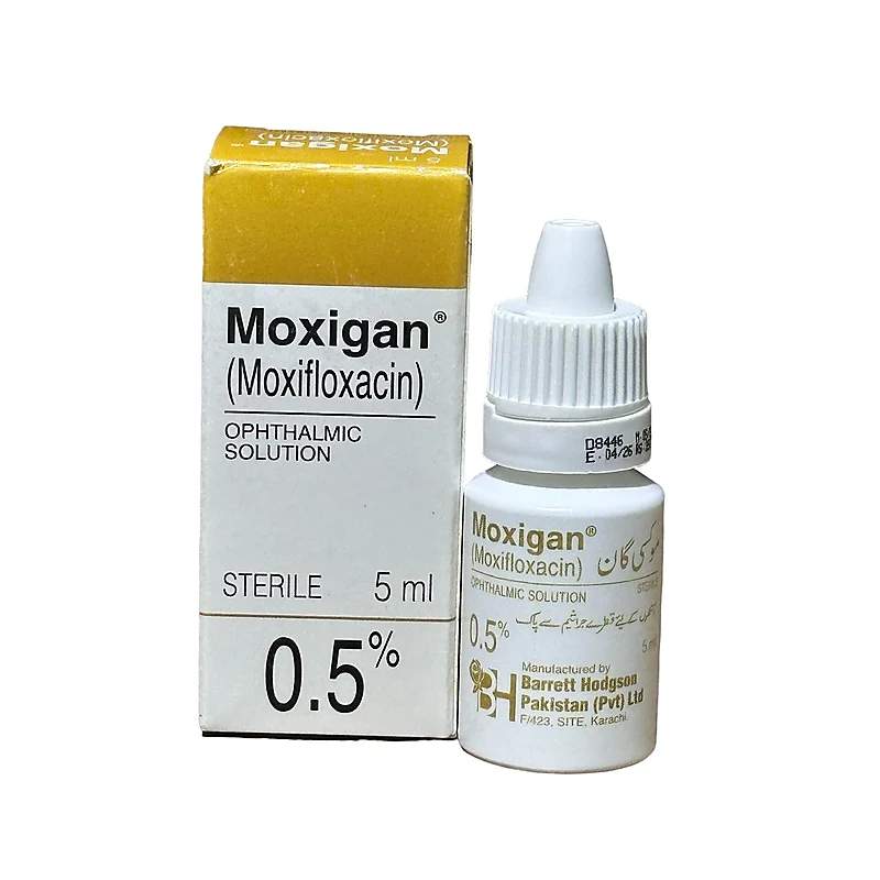 Moxigan (0.5%) 5Ml Eye Drops — authentic medicine packaging