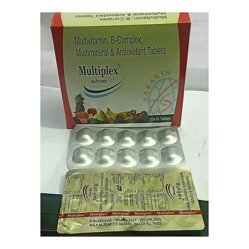Multiplex 20 Tablets — authentic medicine packaging