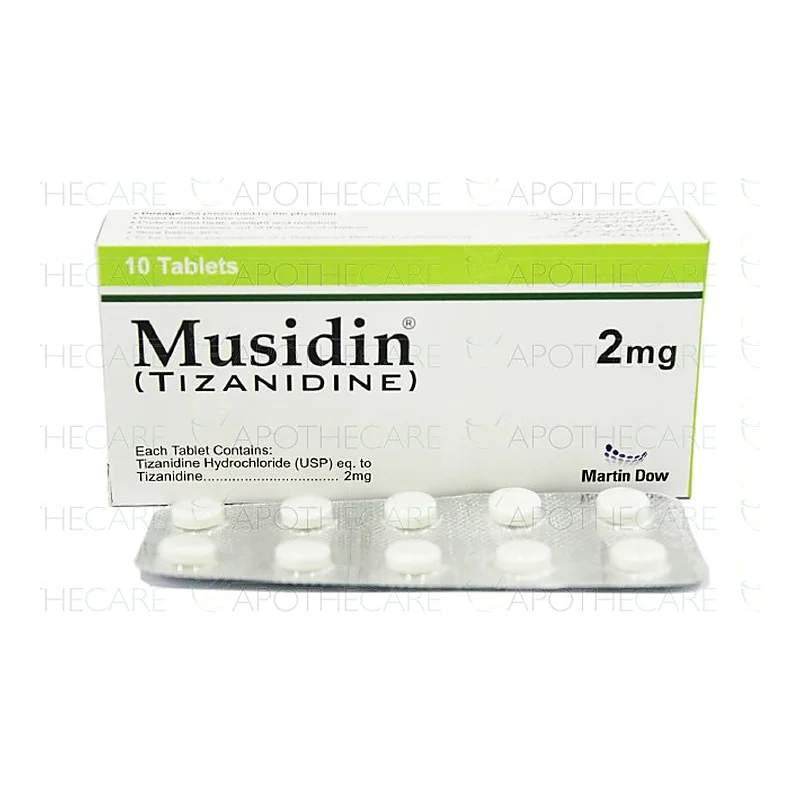 Musidin (4Mg) 10 Tablets — authentic medicine packaging