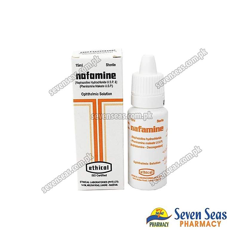 Nafamine (15Ml) Eye Drops — authentic medicine packaging