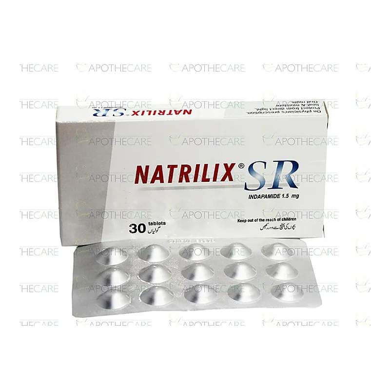 Natrilix Sr (1.5Mg) 30 Tablets — authentic medicine packaging